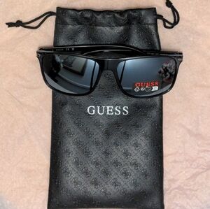 Guess Black Designer Sunglasses